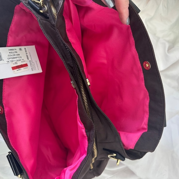 New Kipling  Kellyn Triple Compartments Handbag - Plum - Picture 2 of 2